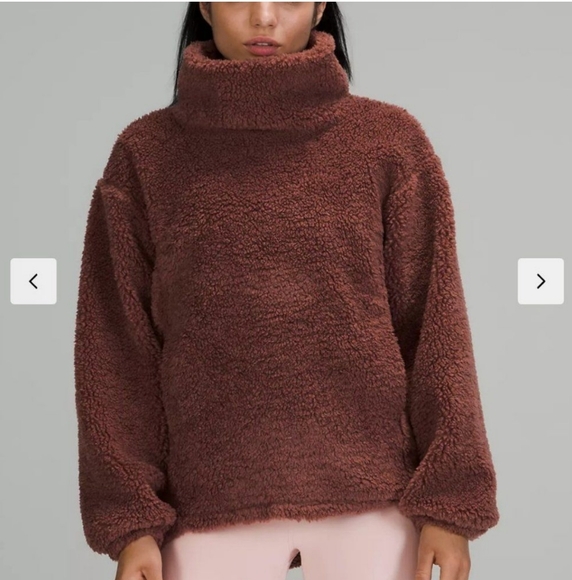 Lululemon warmth restore sherpa pullover jacket size 6 - Picture 16 of 16